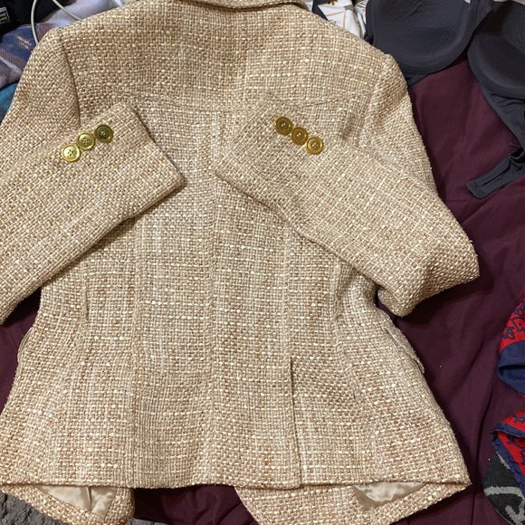 Burberry Vintage Tweed Double Breasted Jacket 40 - Picture 7 of 8